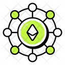 Ethereum Networking Future Technology Smart Contract Execution Icon