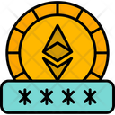 Ethereum Password Security Shield Icon
