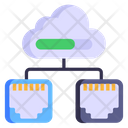 Network Ports Cloud Ports Ethernet Ports Icon