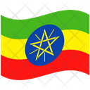 Flag Country Ethiopia Icon