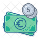 Eur Coin Five Icon