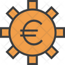 Euro Settings Banking Icon