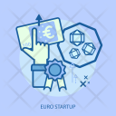 Euro Startup Click Icon
