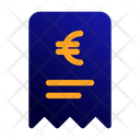 Euro Bill Payment Invoice Icon