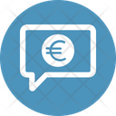 Bubble Chat Bubble Euro Icon