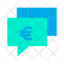 Euro Chat Bubble Icon
