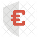 Euro Currency Security Shield Icon