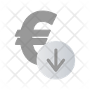 Euro Down Icon
