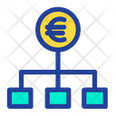 Flowchart Euro Money Chart Icon