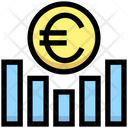 Euro Graph Earning Graph Money Icon
