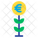 Plant Grow Euro Plant Icon