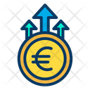 Euro Growth Business Growth Money Growth Icon