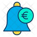 Euro Notification Bell Notification Icon