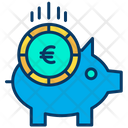 Euro Piggy Icon