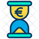 Hourglass Euro Time Icon