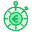 Euro Time Budget Icon