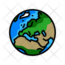 Europe Map  Icon
