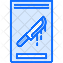 Evidence Crime Knife Icon