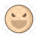 Evil Emoji Amazed Icon