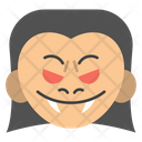Evil Face Emoji Emoticon Icon