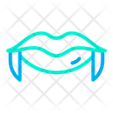Dracula Vampire Lips Icon