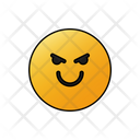 Evil Smile Face Icon