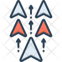 Exceeded Arrow Grow Icon