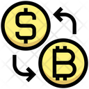 Exchange Bitcoin Currency Icon