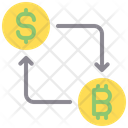 Exchange bitcoin Icon