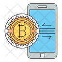 Mobile Security Bitcoin Icon