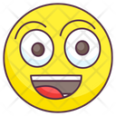 Excited Emoji Excited Expression Emotag Icon