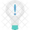 Exclamation Bulb Light Bulb Icon