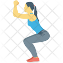 Exercise Fitness Stretching Icon