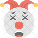 Weary Face Jester Icon