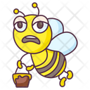 Exhausted Bee Icon