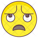 Exhausted Emoji Exhausted Expression Emotag Icon