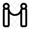 Exhibition Museum Barrier Icon