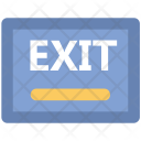 Exit Information Board Icon