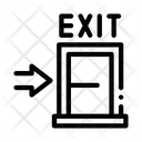 Fire Escape Exit Door Icon