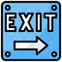 Exit Sign Exit Sign Icon