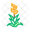 Exotic Flower Wood Icon