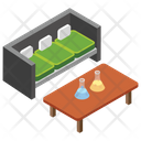 Experiment Room Office Lab Chemical Testing Icon
