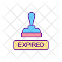 Expired Notification Stamp Icon