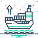 Exporter Ship Shipping Icon