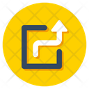 Extract Export Take Out Icon