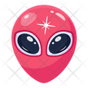 Extraterrestrial Alien Face Foreigner Icon