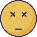 Eye Sealed Angry Emoticons Icon