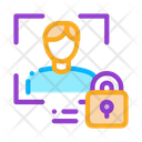 Human Lock Security Icon