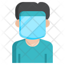 Face Protection Medical Virus Icon