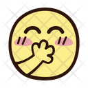 Face With Hand Over Mouth  Icon